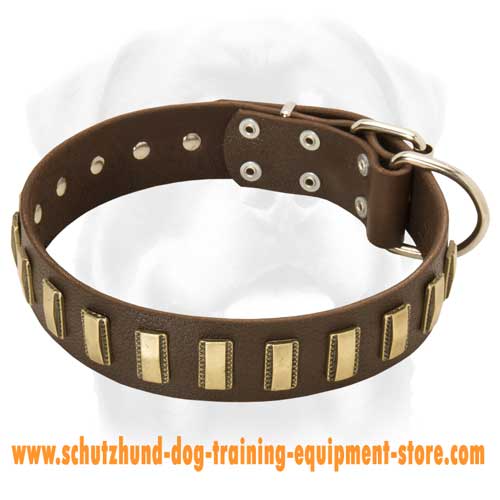 Grand Leather Dog Collar
