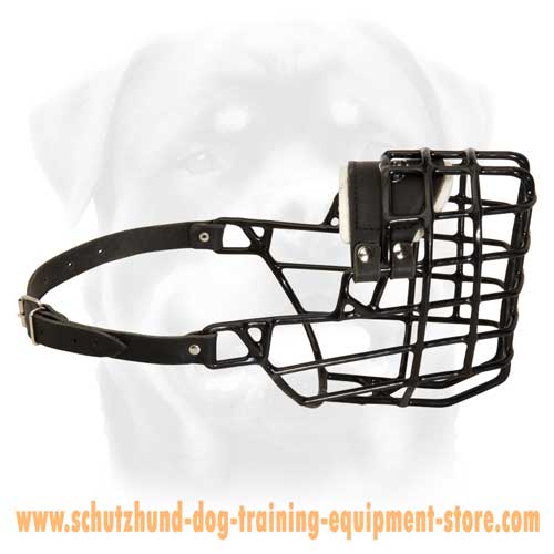 A-number Wire Basket Dog Muzzle With Cold Protection