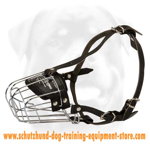 Light Weight Wire Cage Dog Muzzle