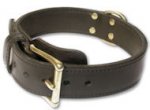 Heavy 2-Ply leather dog collar