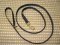 Police tracking dog leash made of nylon with ring on the handle