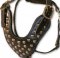 2 Ply Studded Leather Dog Harness for DOG