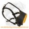 Anti-Barking Nappa Padded Leather Dog Muzzle