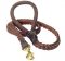 Slot Braided Leather Leash