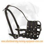 Quality Everyday Leather Dog Muzzle