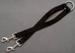 Nylon 2-Way Couplers Leash for 2 schutzhund dogs