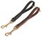 Leather Pull Tab Dog Leash