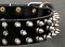 Canine Deluxe Spiked Leather Dog Collar for training dogs