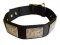 Nylon Dog Collar With Vintage Plates For Large and Medium Breeds