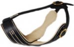 Leather Nappa Padded Dog Muzzle for all breeds