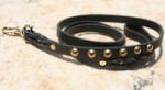 Studded Schutzhund Leather Dog Leash