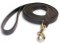 Tac-Black Leather Classic Agitation Leads for Schutzhund Traini