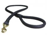 Round Leather Dog Leash For Schutzhund