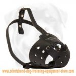 Safe Leather Dog Muzzle