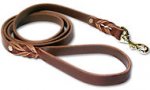 Twisted latigo dog lead