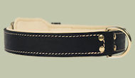 Black Patent Leather dog collar