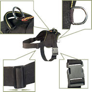 Nylon Designer Dog Harness for schutzhund dogs