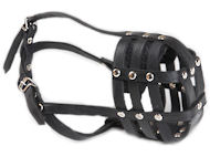 Durable Leather Brown/Black Muzzle W/h Soft Inside schutzhund