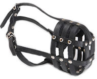 Handcrafted Leather Dog Muzzle