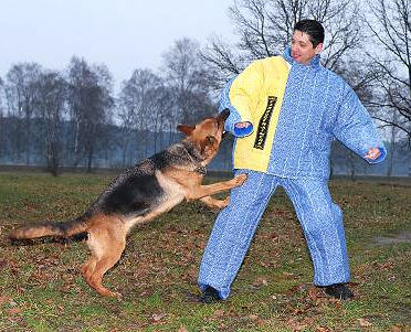 police  k9 bite suit, body bite suit for schutzhund dog training 