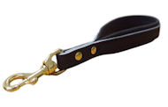 Leather Alternative Short Leashes for schutzhund dogs collar