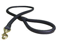 Round Leather Dog Leash For Schutzhund