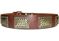 Luxury Leather Dog Collar for Working Dogs