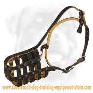 Precious Nappa Padded Leather Dog Muzzle Precious Nappa Padded Leather Dog Muzzle