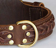 WESTERN DESIGNER CUSTOM LEATHER DOG COLLAR