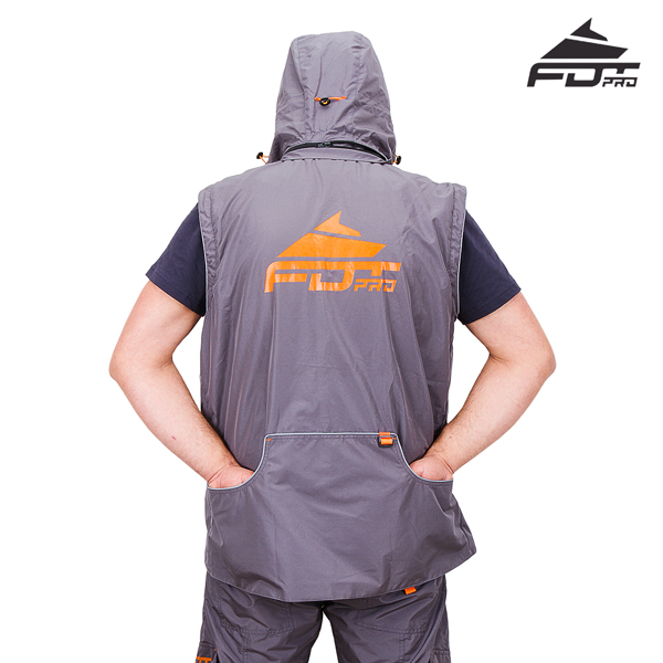 Reliable Dog Tracking Suit of Grey Color from FDT Wear