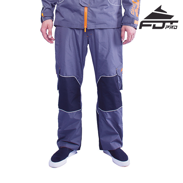 FDT Professional Pants of Grey Color for Cold Seasons