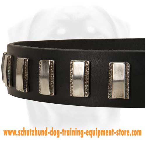 Grand Leather Dog Collar