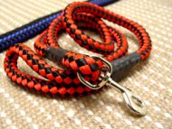 Cord nylon dog leash for large dogs