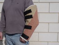 Dog hidden protection sleeve made of jute