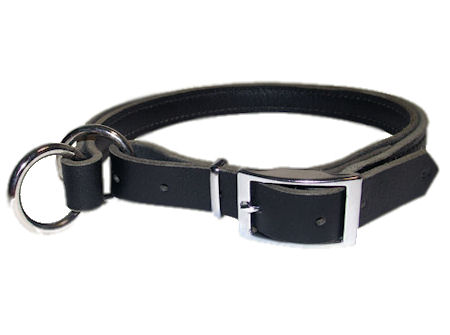 Adjustable Leather Slip Collar for Dog Training