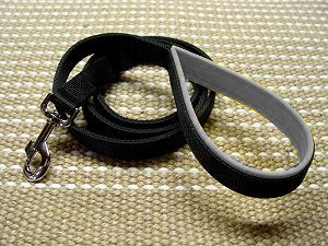 Double-Ply Nylon Leash 3/4 inch for schutzhund dogs - Click Image to Close