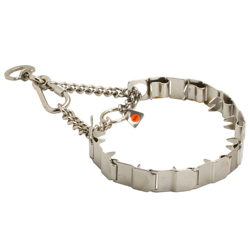 Prong Collar Neck Tech 19 inch / 48 cm Stainless Steel Pinch Dog Collar