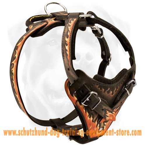 Schutzhund Leather Dog Harness