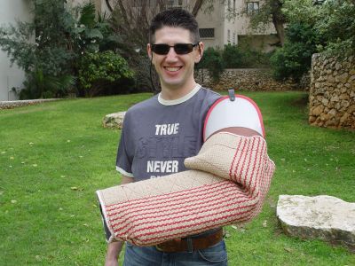 Dog bite sleeve - intermediate dog sleeve made of jute material. - Click Image to Close