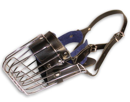 Wire Cage Dog Muzzle for Walking and Training