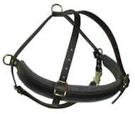 Schutzhund Tracking/Pulling Leather Dog Harness for all breeds