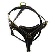 Tracking / Walking dog harness made of leather Tracking / Walking dog harness made of leather